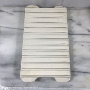Vintage Sears Microwave Roast & Bacon Rack Model 5389 White Ceramic USA